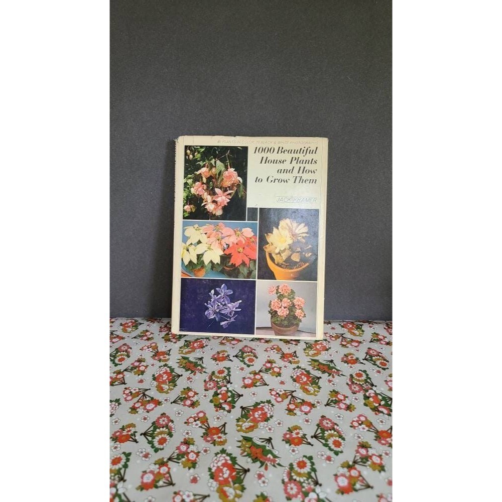 Vintage Houseplant Book, 1969 Edition by Jack Kramer